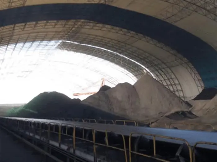 丽江煤棚料仓网架